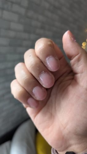 Customer photo review of Poly Nail Gel Extension Kit - 6 Colours