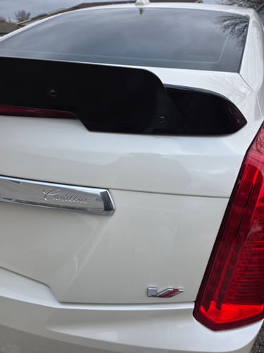 Customer photo review of 2016-19 Cadillac CTS-V / 2014-19 CTS Wickerbill Rear Spoiler