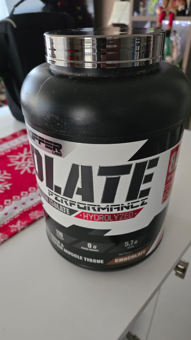 Customer photo review of Isolate Performance 5.8 Libras - 80 serv + shaker gratis