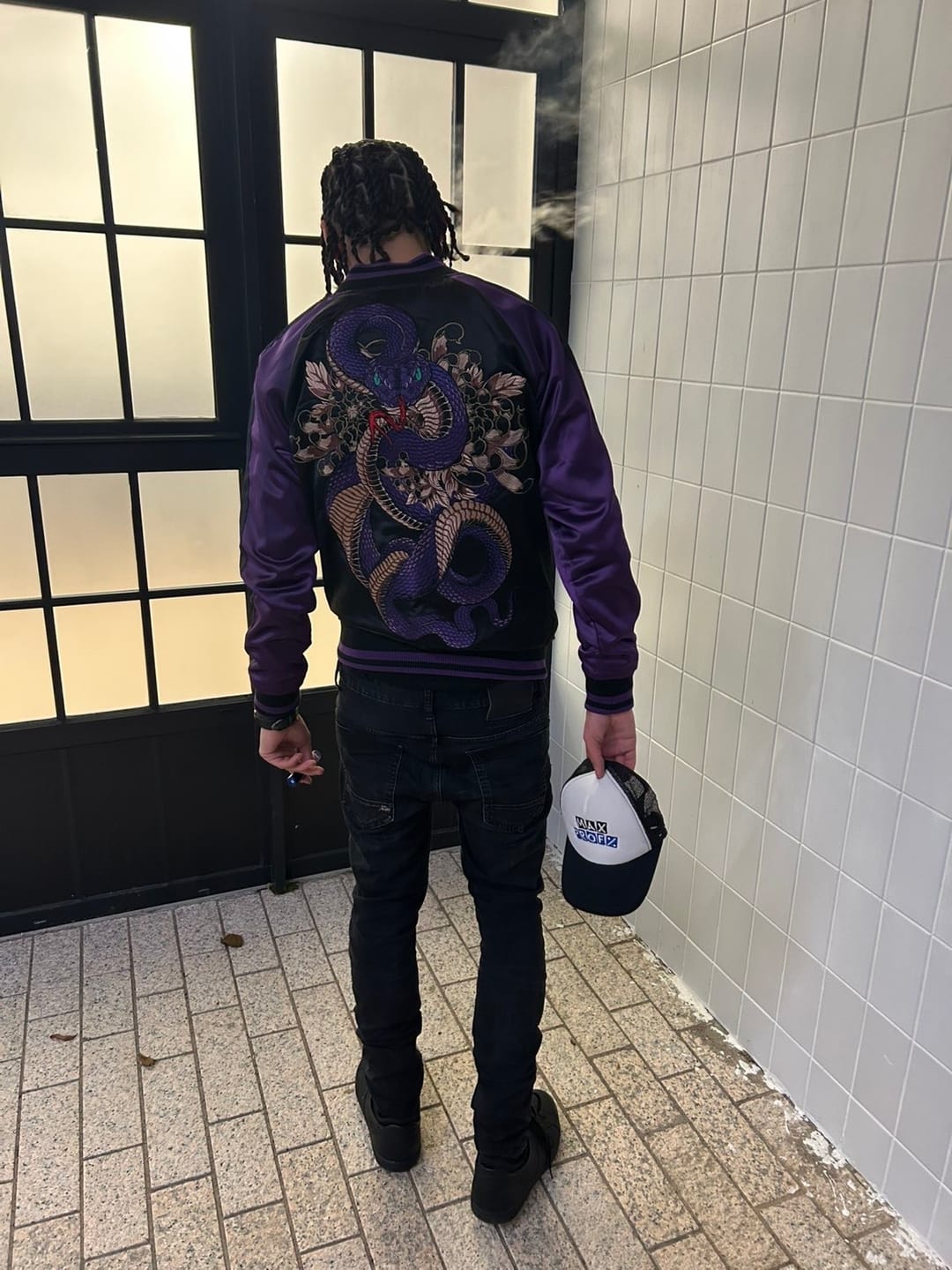 Customer photo review of Violet Viper Sukajan Jacket