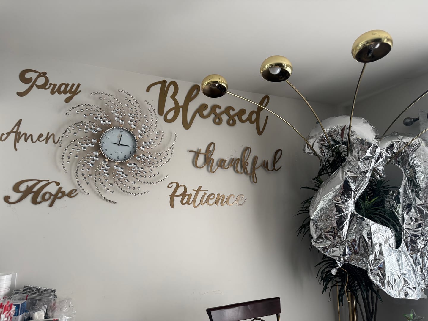 Customer photo review of Metal Custom Script Font | Metal Words | 20+ Color Options
