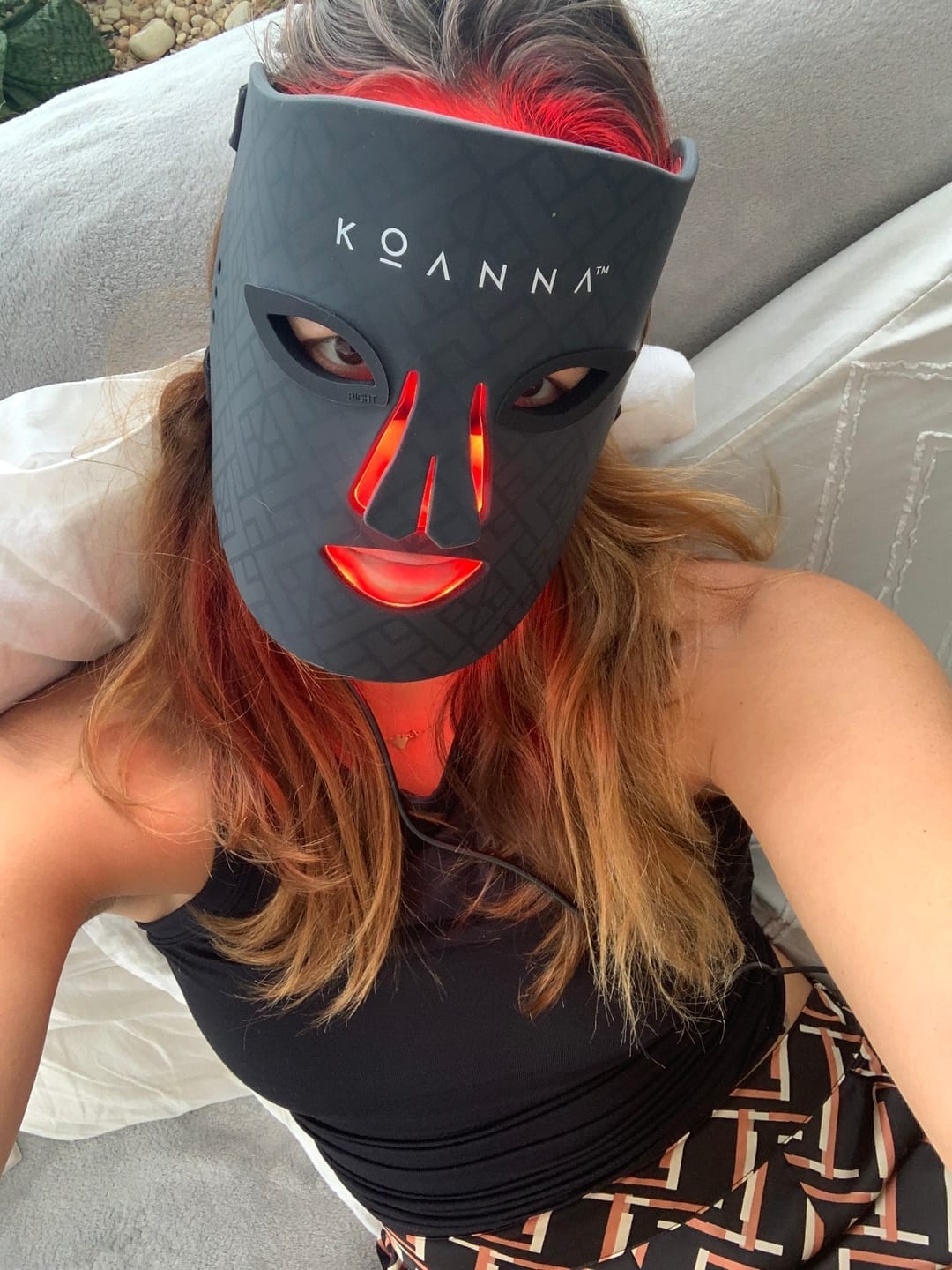 Customer photo review of Koanna® MultiGlo™ LED Light Therapy Mask