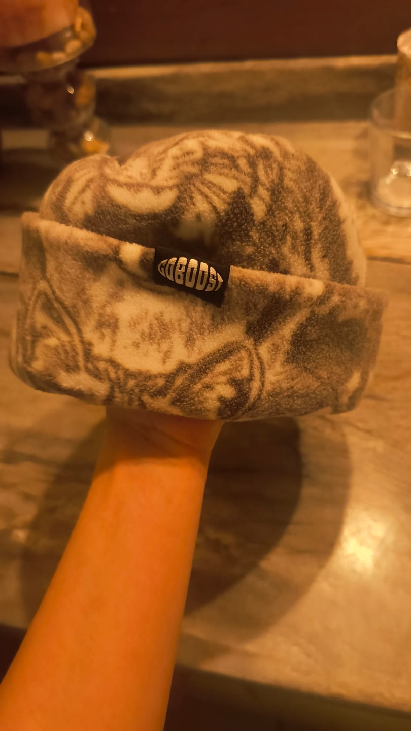 Customer photo review of Animal Beanie