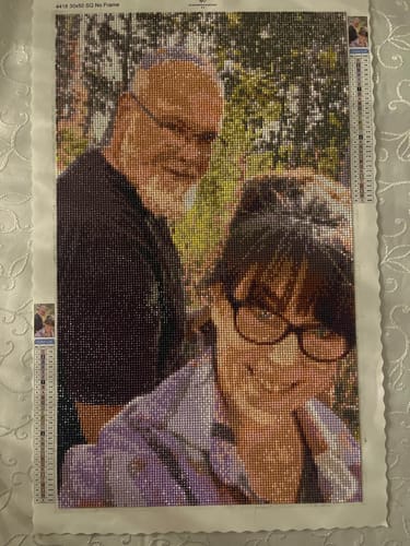 Customer photo review of Diamond Painting - Custom Photo