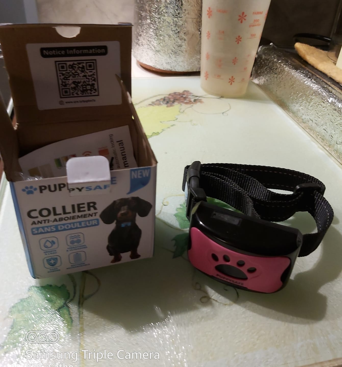 Customer photo review of Collier Anti Aboiement PuppySafe