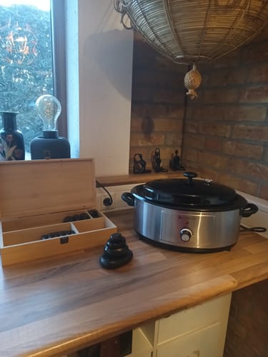 Customer photo review of Hot Stone Wärmegerät 6 Liter