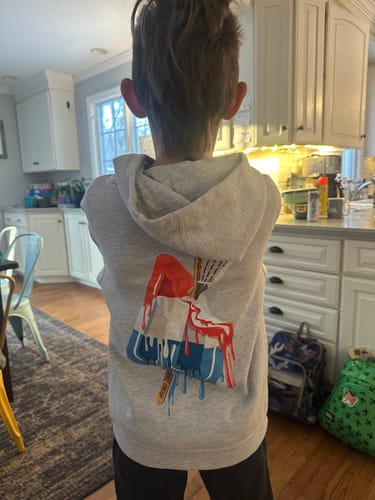 Customer photo review of Youth Laxsicle Hoodie