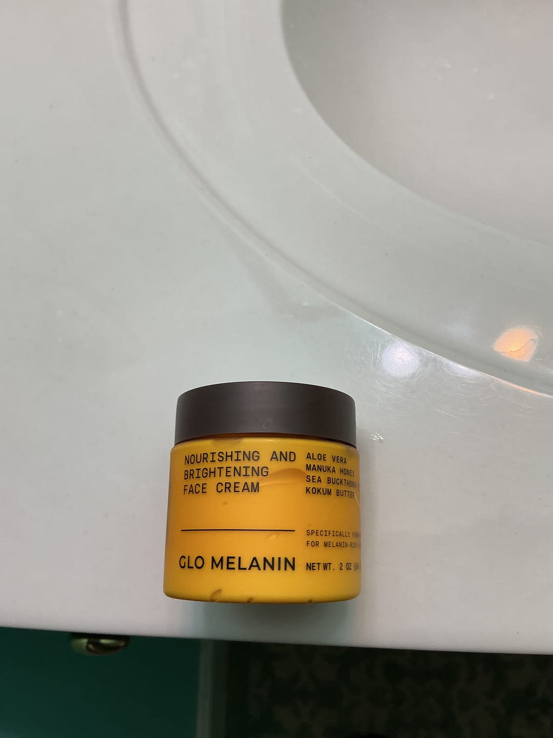 Customer photo review of Nourishing and Brightening Face Cream