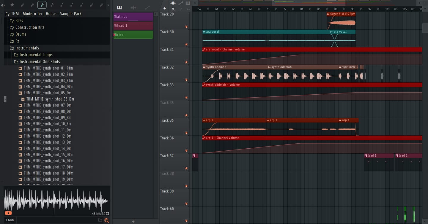 Customer photo review of Modern Tech House Bundle – 6.5 GB Samples + 100 Serum Presets