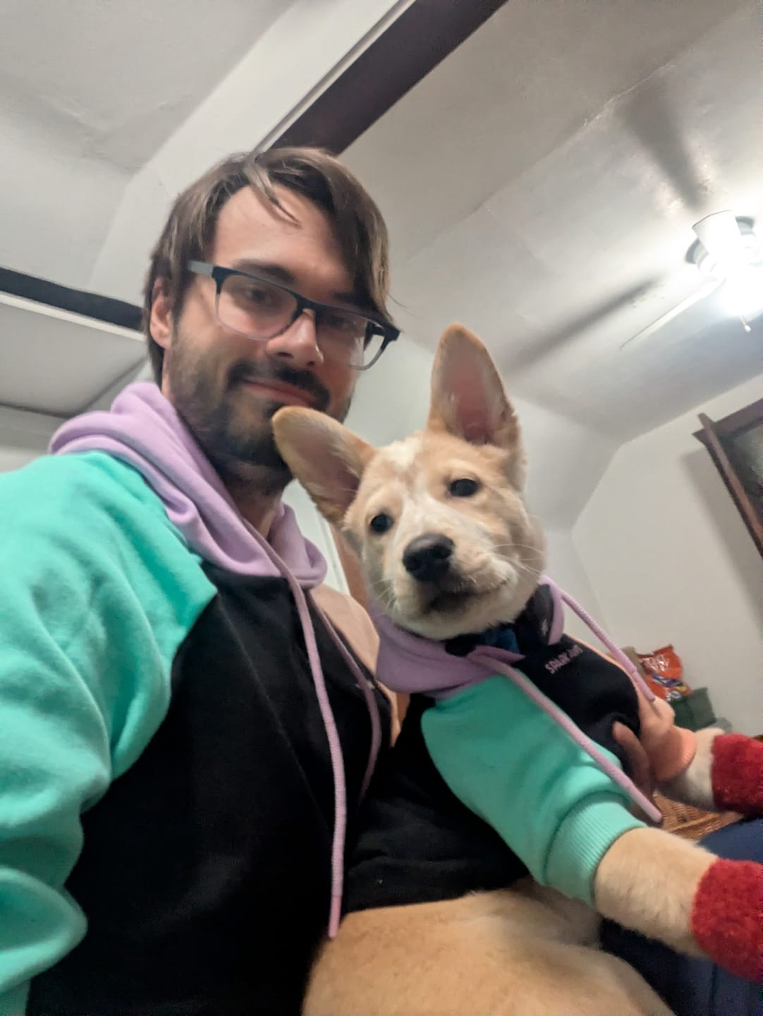 Customer photo review of Cyber Punk Human Hoodie