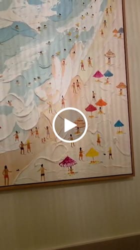 Customer review photo for Plaster Art Texture Painting #SG212