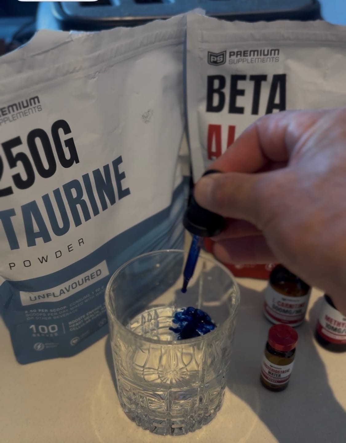 Customer photo review of Taurine