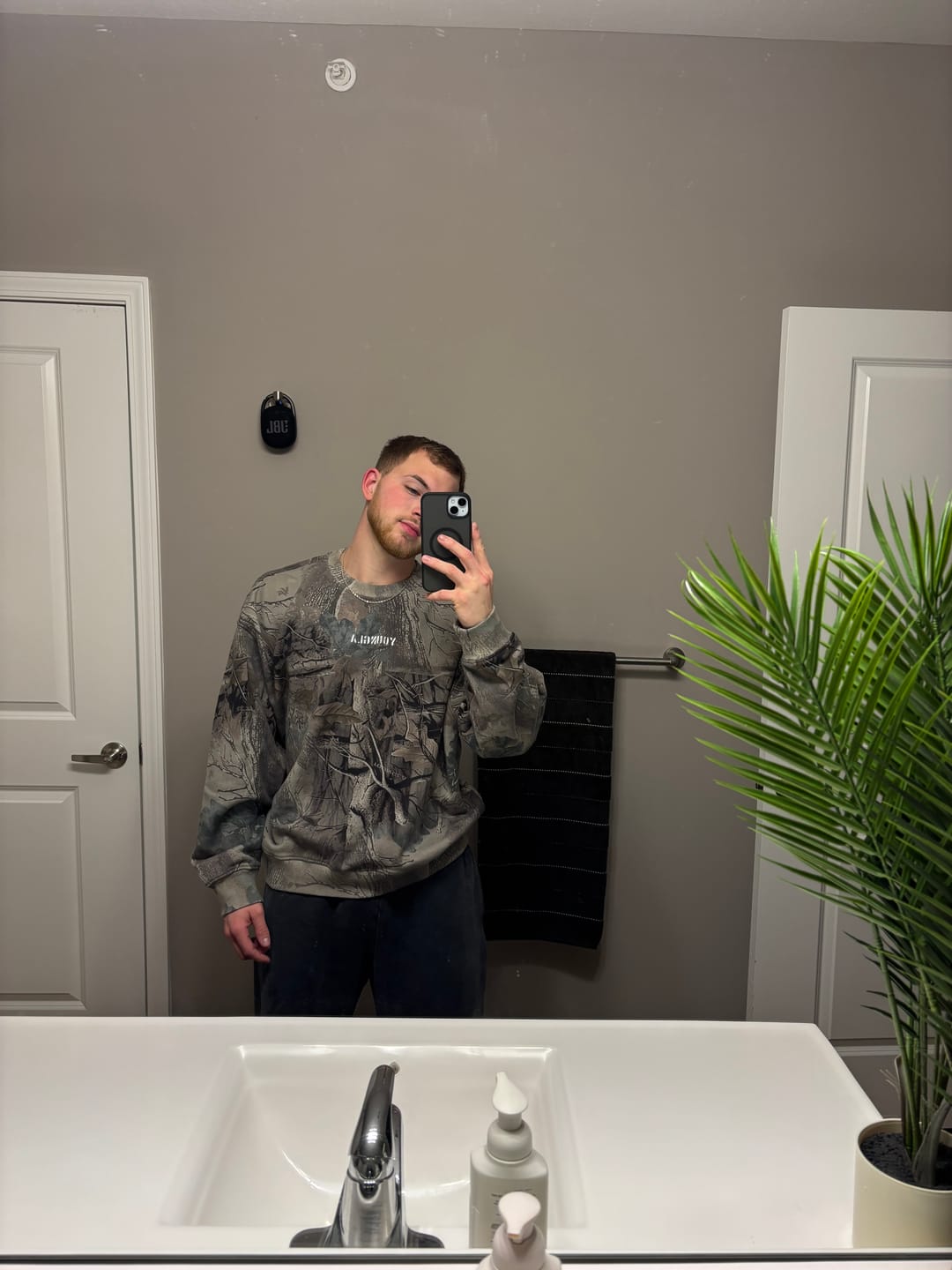 Customer photo review of 5206 - Tree Camo Collection - Crewnecks