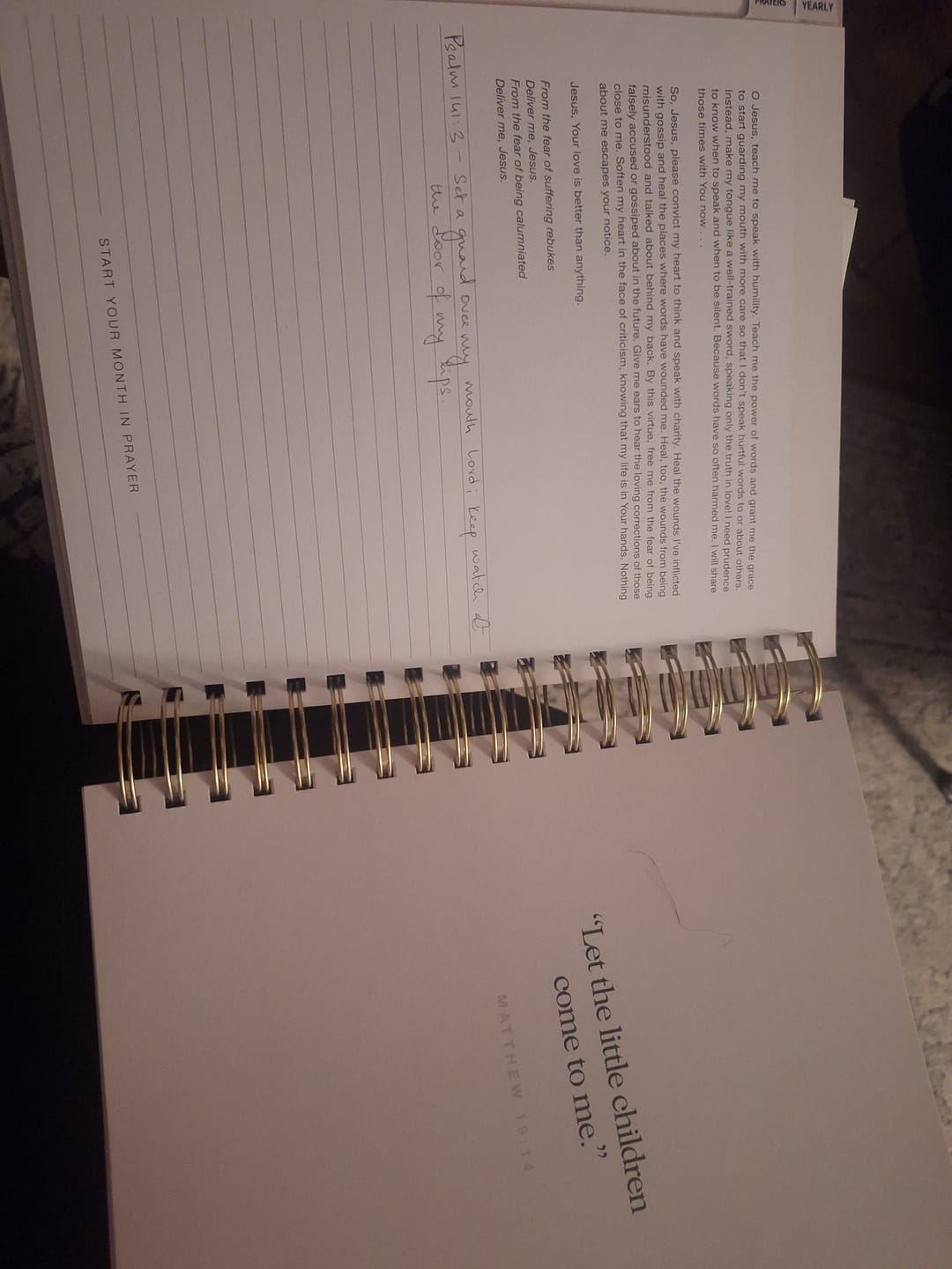 Customer photo review of 2026 Calendar Year Catholic Liturgical Planner // Big Layout