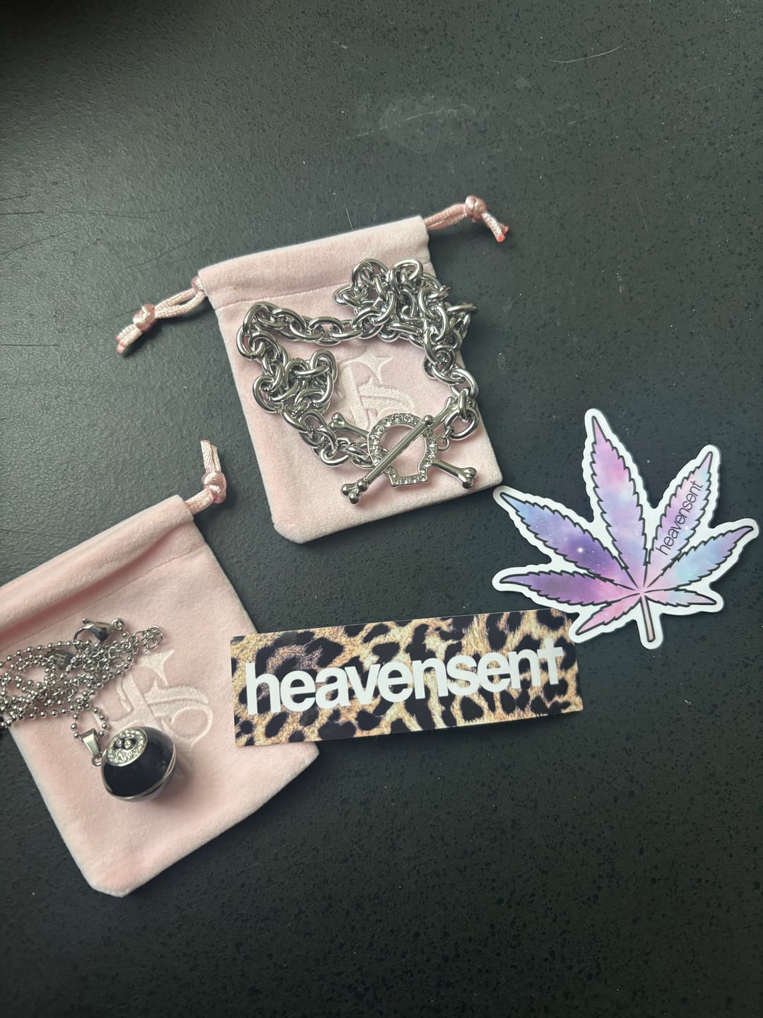 Customer photo review of Deathwish Necklace