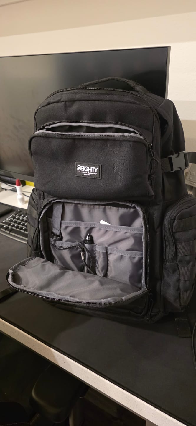 Customer photo review of 80Eighty® Commando Raven Backpack