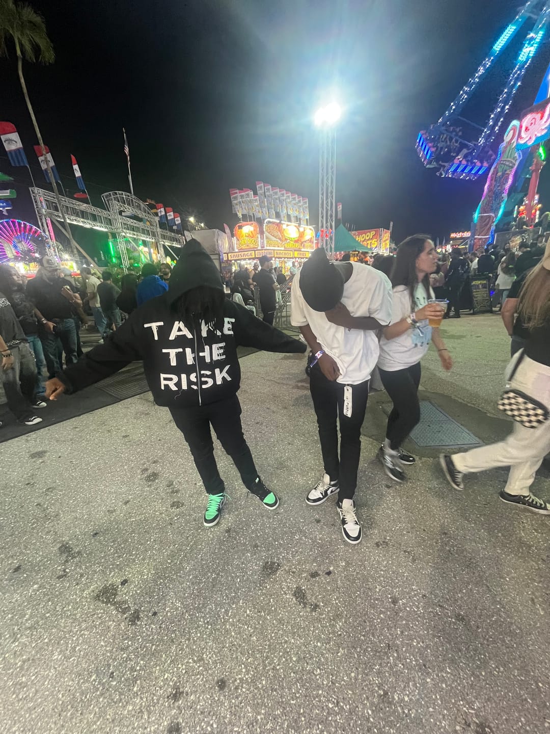 Customer photo review of "Take The Risk" Hoodie (Black) (WGM)