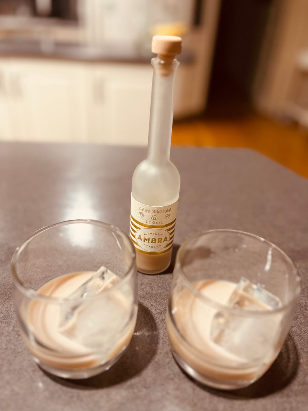 Customer photo review of Ambra Cappuccino Liqueur