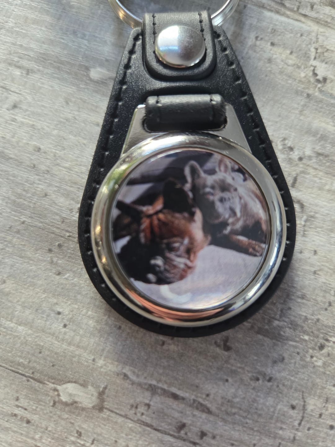 Customer photo review of Schlüsselanhänger-Bundle Rund 3x dein Foto für nur 19,90 €