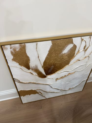 Customer review photo for Plaster Art Texture Painting #SG475