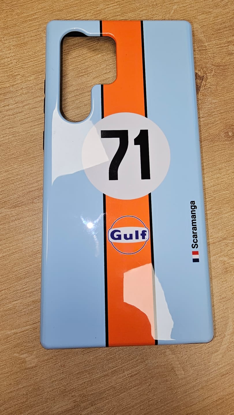 Customer photo review of 917K #20 Gulf 24h LM 1970 Livery - Individuelle Premium Hülle für Samsung