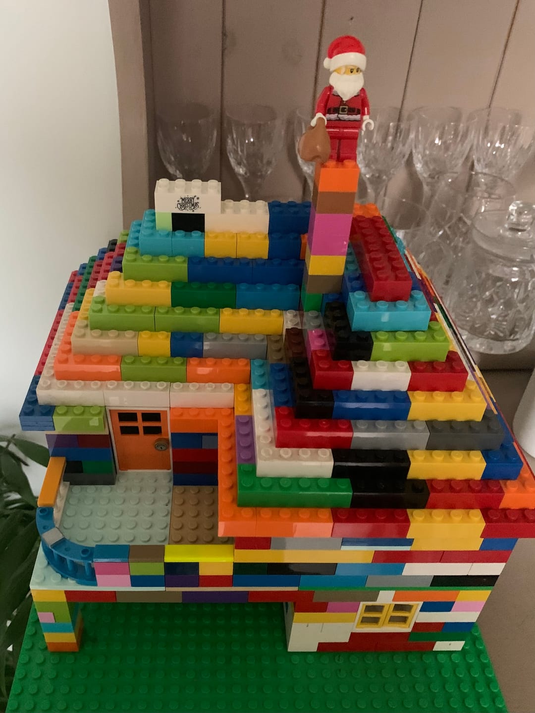 Customer photo review of Merry Christmas LEGO® Brick with Santa Minifig – Stocking Filler, Secret Santa Gift & Mini Holiday Decoration