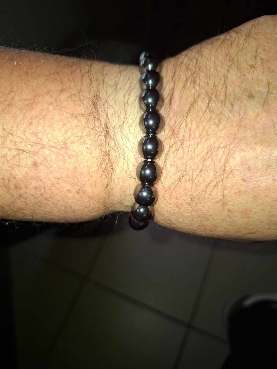 Customer photo review of Bracelet "Force d'Énergie" en Hématite