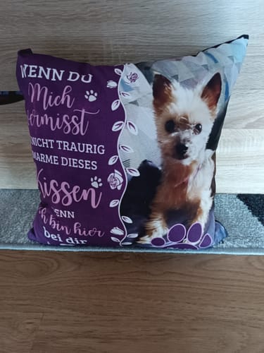 Customer photo review of Seelentröster - Individuelles Kissen
