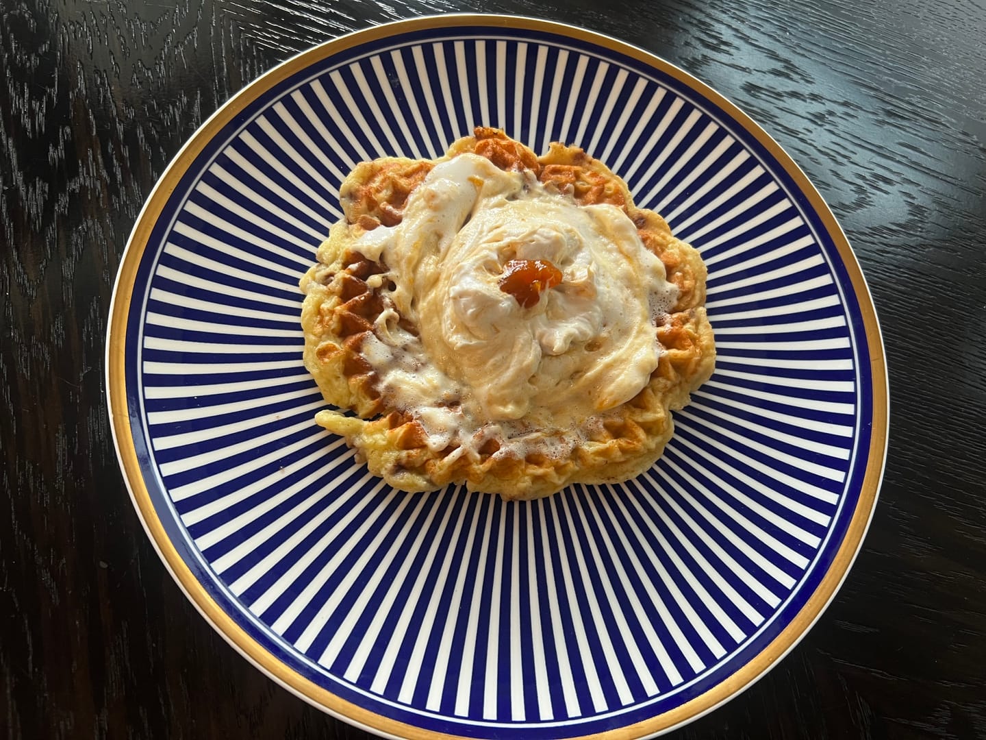 Customer photo review of CinnaBun Protein Waffles