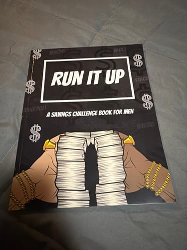 Customer photo review of Run It Up - The Savings Challenge Book for Men