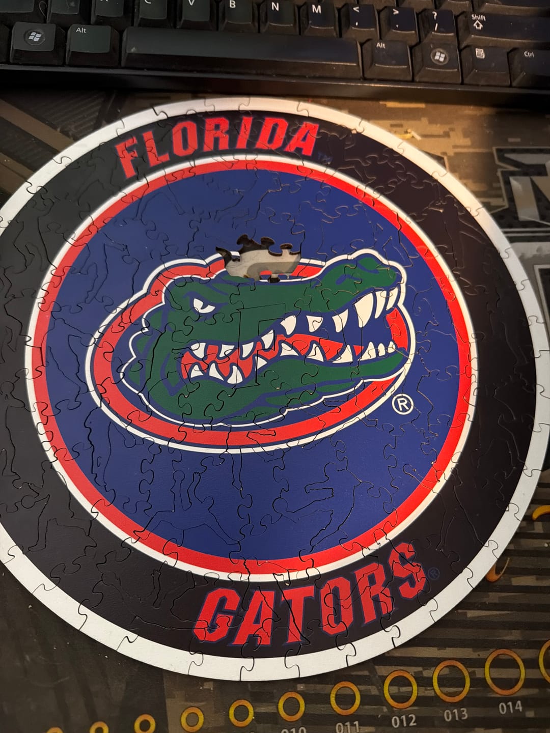 Customer photo review of University of Florida - Wooden Puzzle