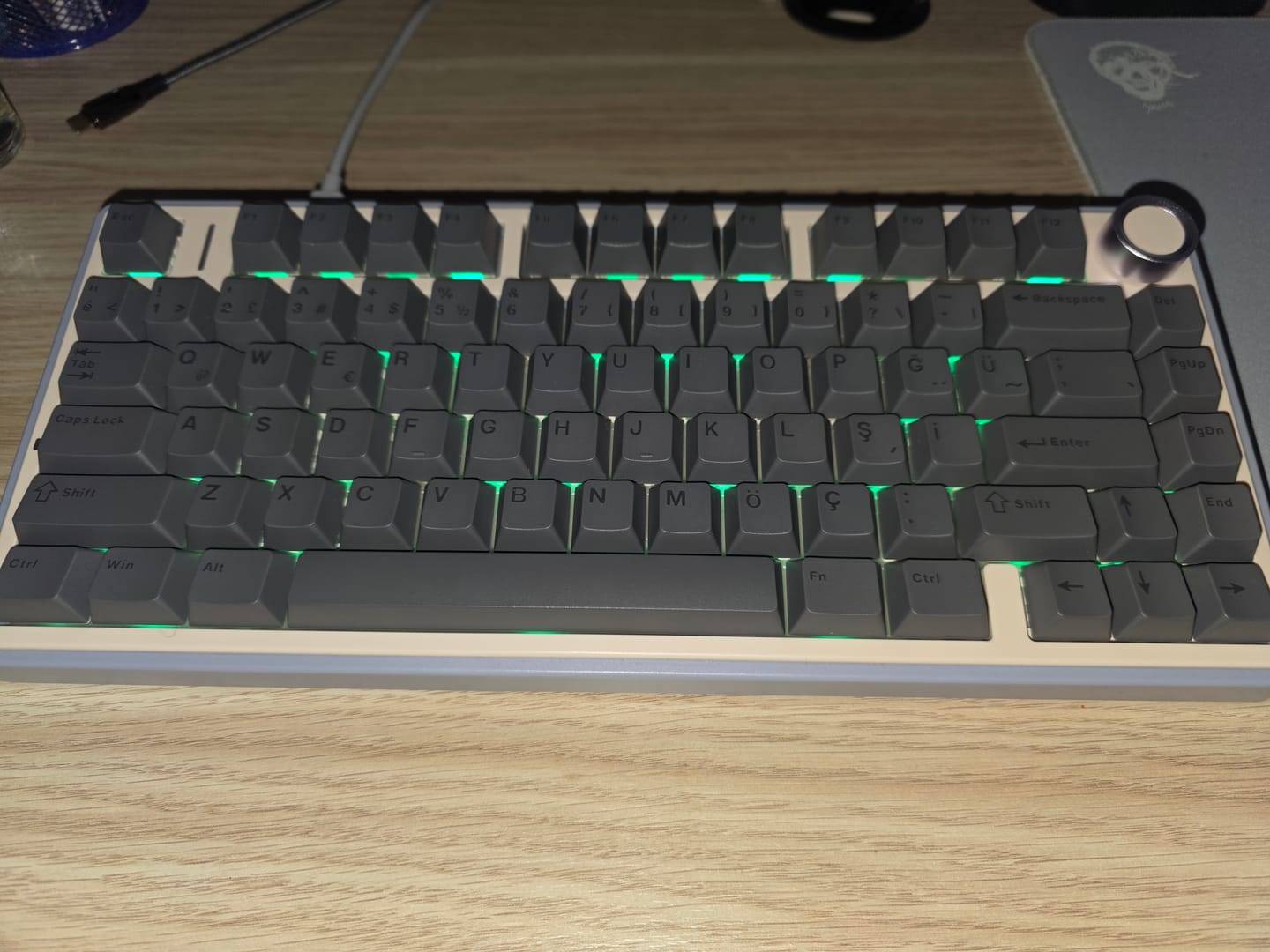 Customer photo review of Wraith Çift Enjeksiyonlu PBT Türkçe Tuş Takımı