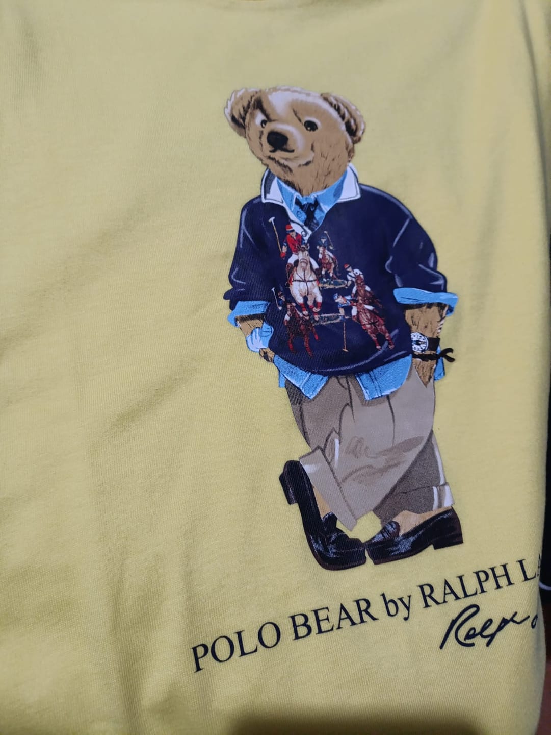 Customer photo review of PLAYERA POLO BEAR TALLA “L” CUSTOM SLIM FIT
