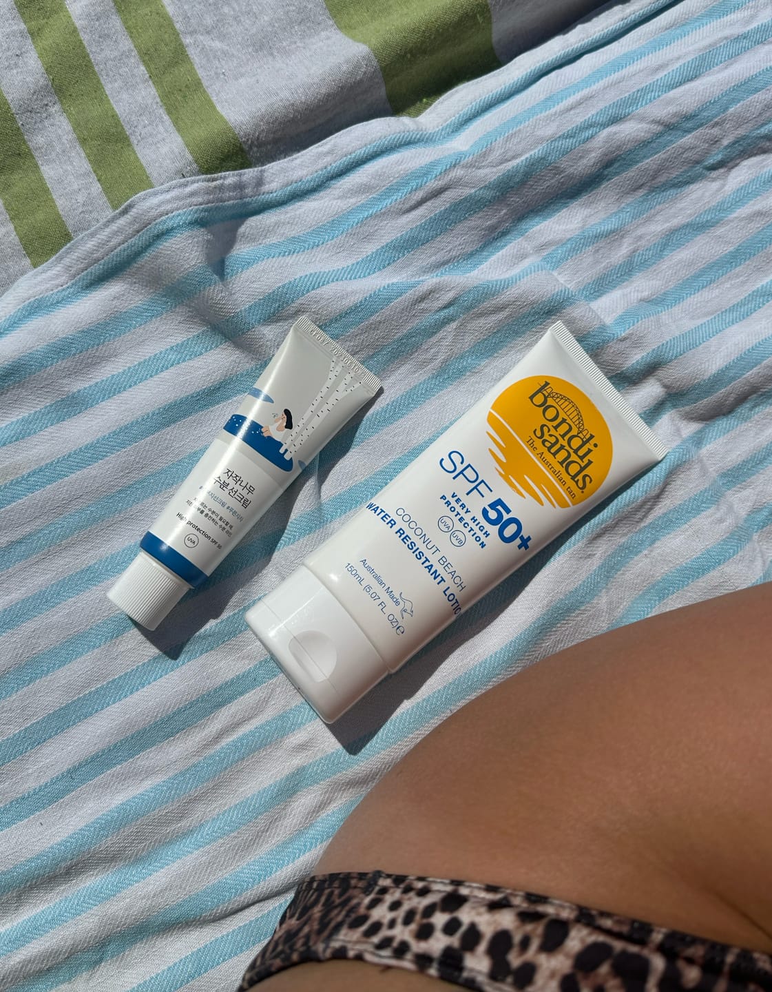 Customer photo review of Mitrinošs saules aizsargkrēms ar bērzu sulu Round Lab Birch Juice Moisturizing Sunscreen SPF50+ PA++++