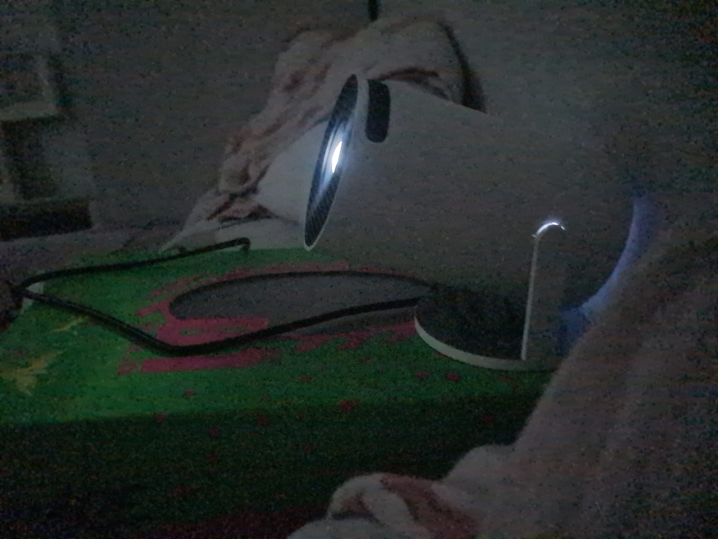 Customer photo review of Portable Smart Projector with built-in Apps
