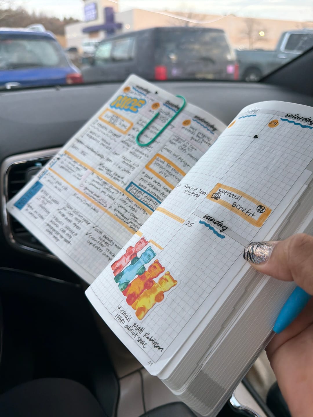 Customer photo review of A5 Undated Weekly Planner v.3 | 2025 Edition | All-in-One | Stacked Weekends