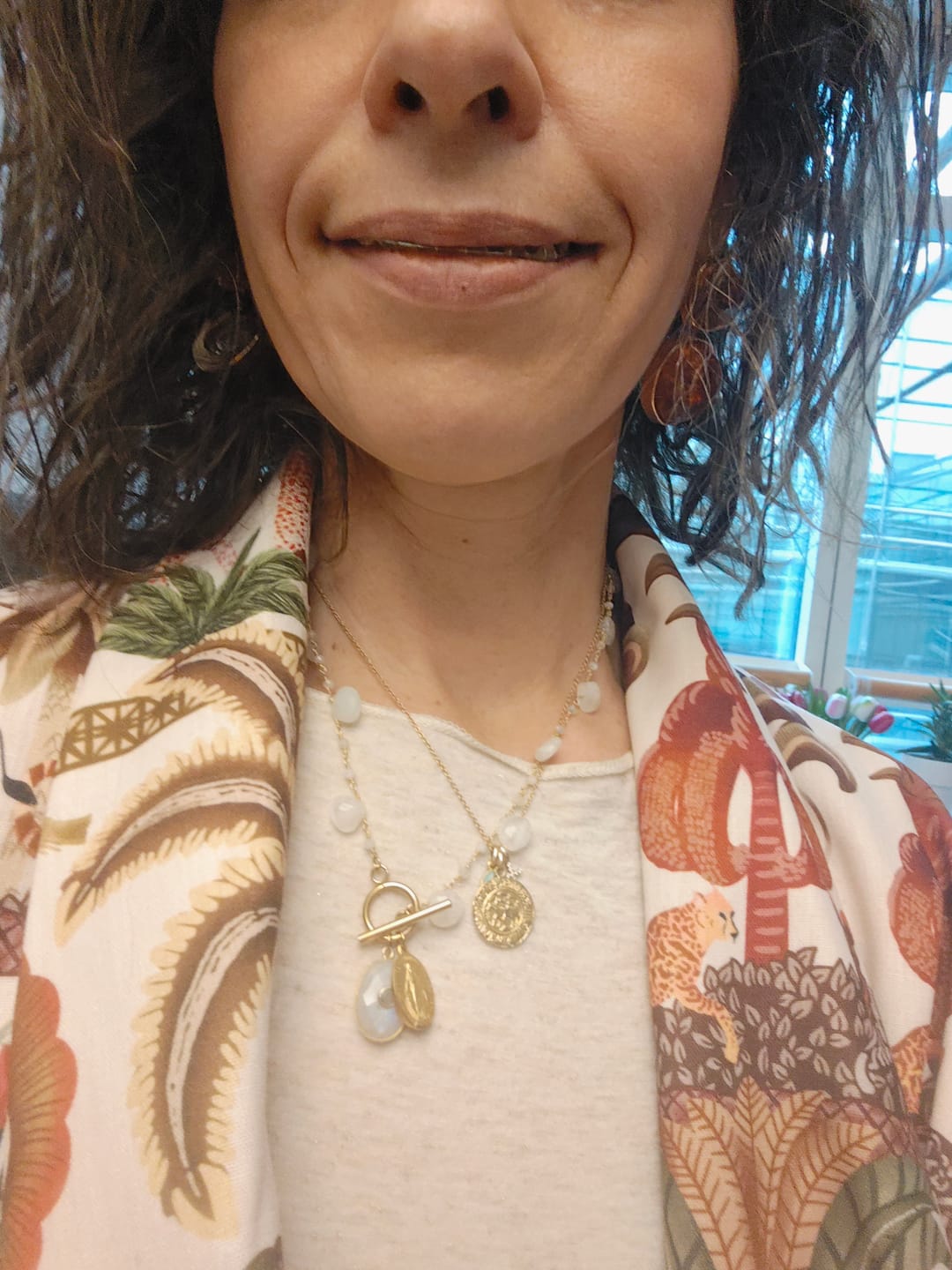 Customer photo review of Collier Jardin d'Hiver