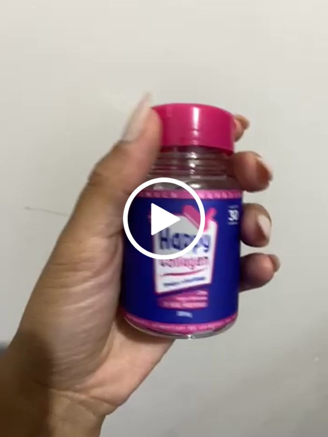 Customer video review of (GRÁTIS) 1 Pote Colágeno Com Ácido Hialurônico
