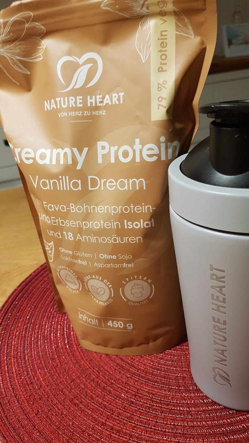 Customer photo review of Creamy Protein Vanilla Dream