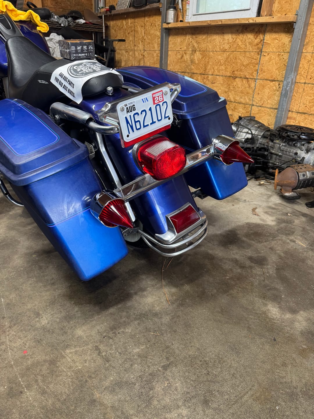 Customer photo review of Harley Davidson Screw in Lenses - Big Burner / Chrome / Red