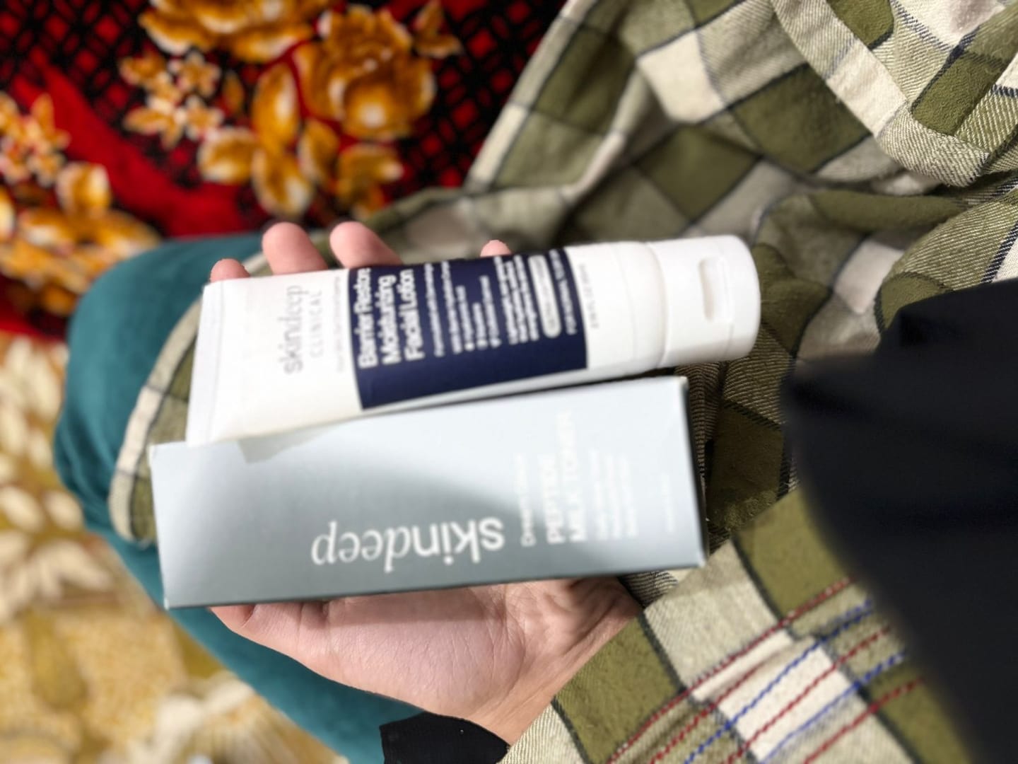 Customer photo review of Barrier Restore Moisturizing Facial Lotion