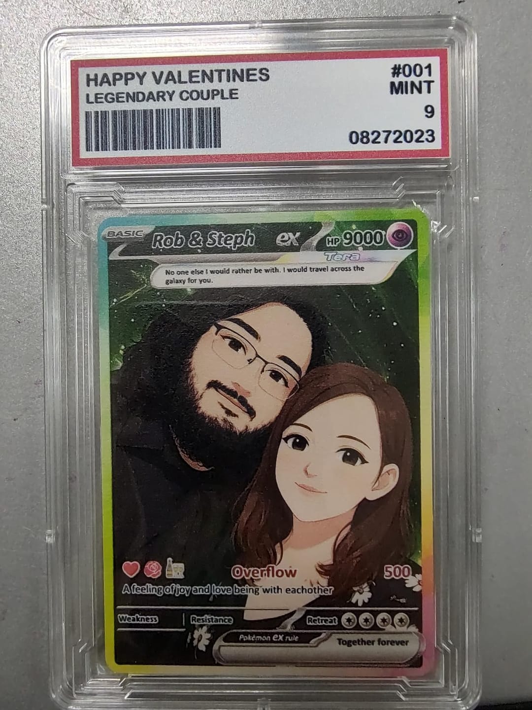 Customer photo review of Custom Pokémon Cards with Anime Picture, Personalized Poke Cards Animated Style Gifts for Him and Her - CPC-04