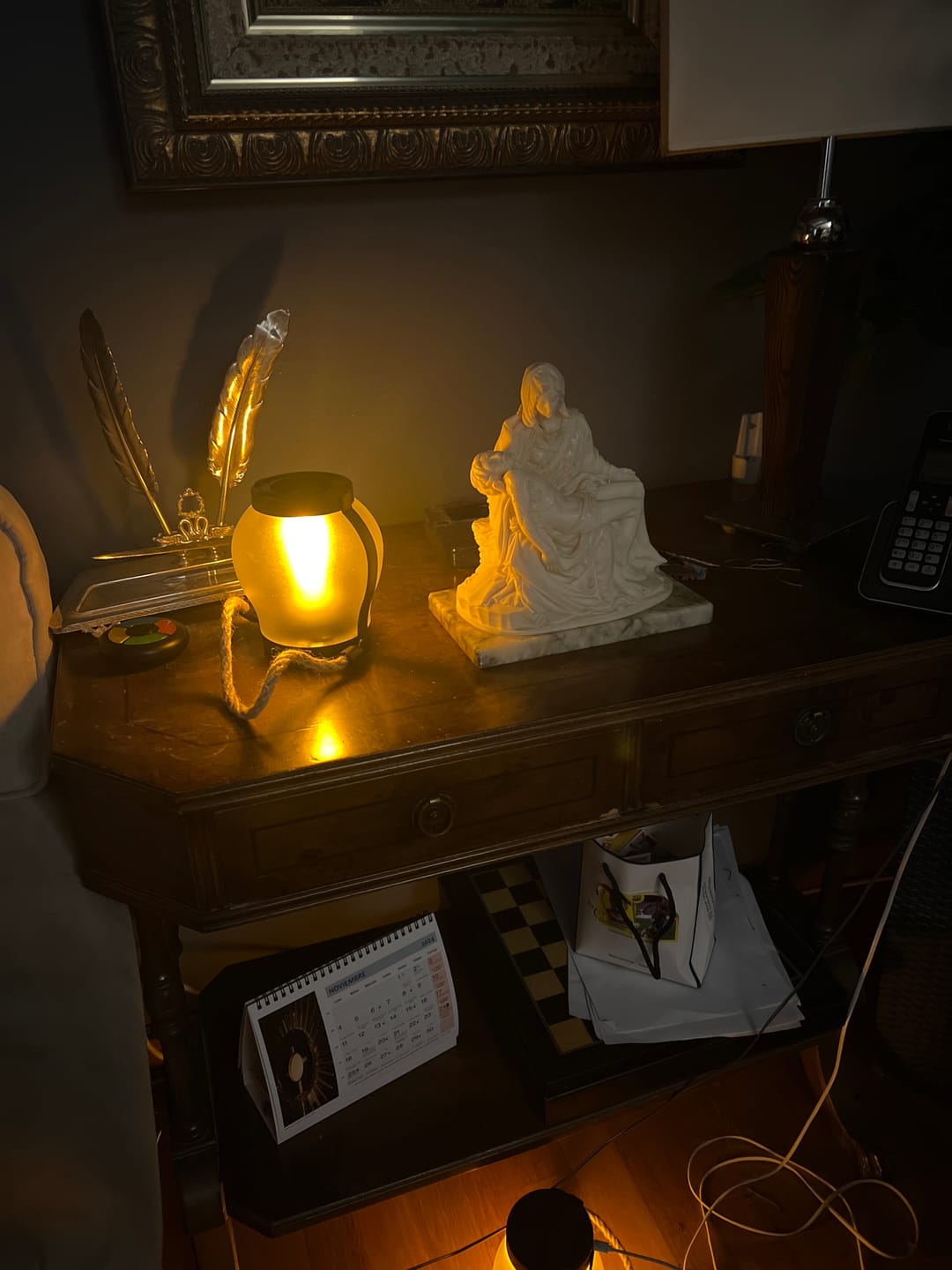 Customer photo review of LlamaViva | Farol con Efecto de Fuego Realista
