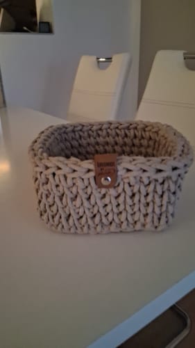 Customer photo review of Kunstleder-Labels mit Chicago Screws - Personalisierte Labels