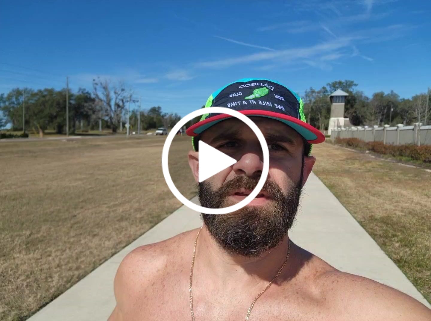 Customer video review of Dadbod Running Athletic Hat V.2 (Electric)