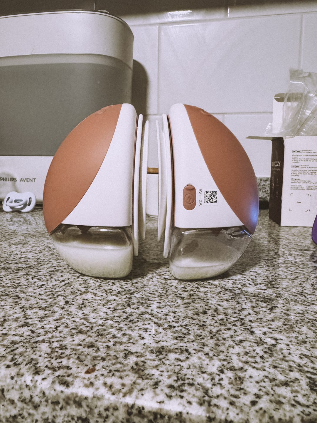 Customer photo review of Extractor de Leche Materna M9 Doble