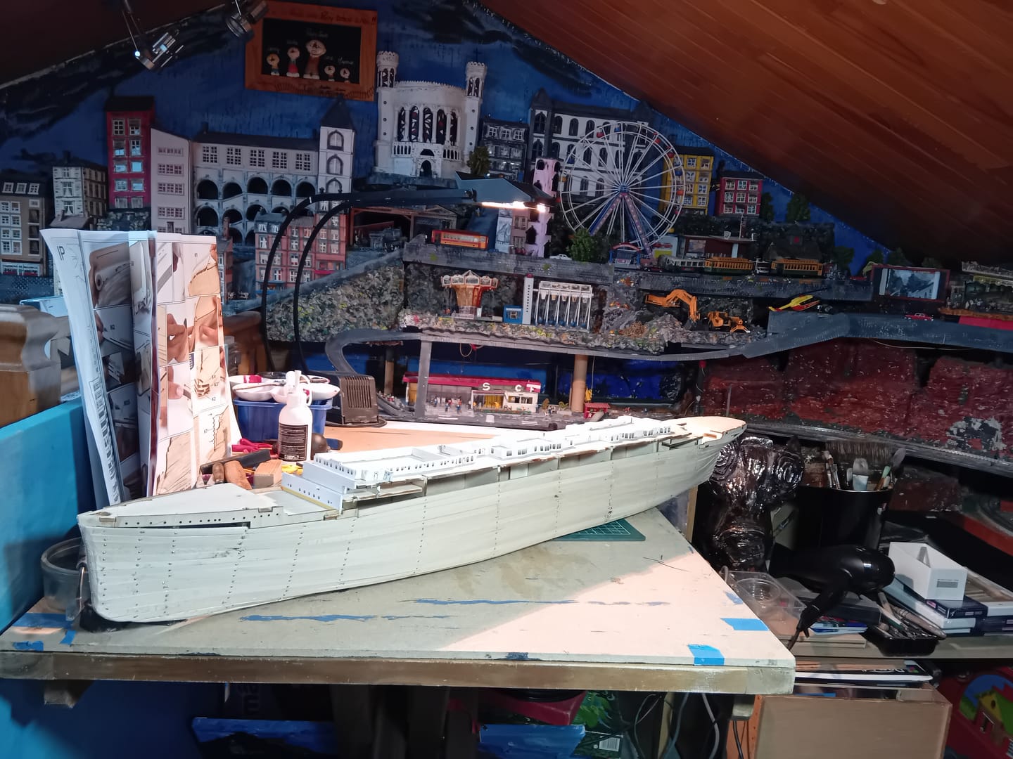 Customer photo review of Maqueta Barco Titanic