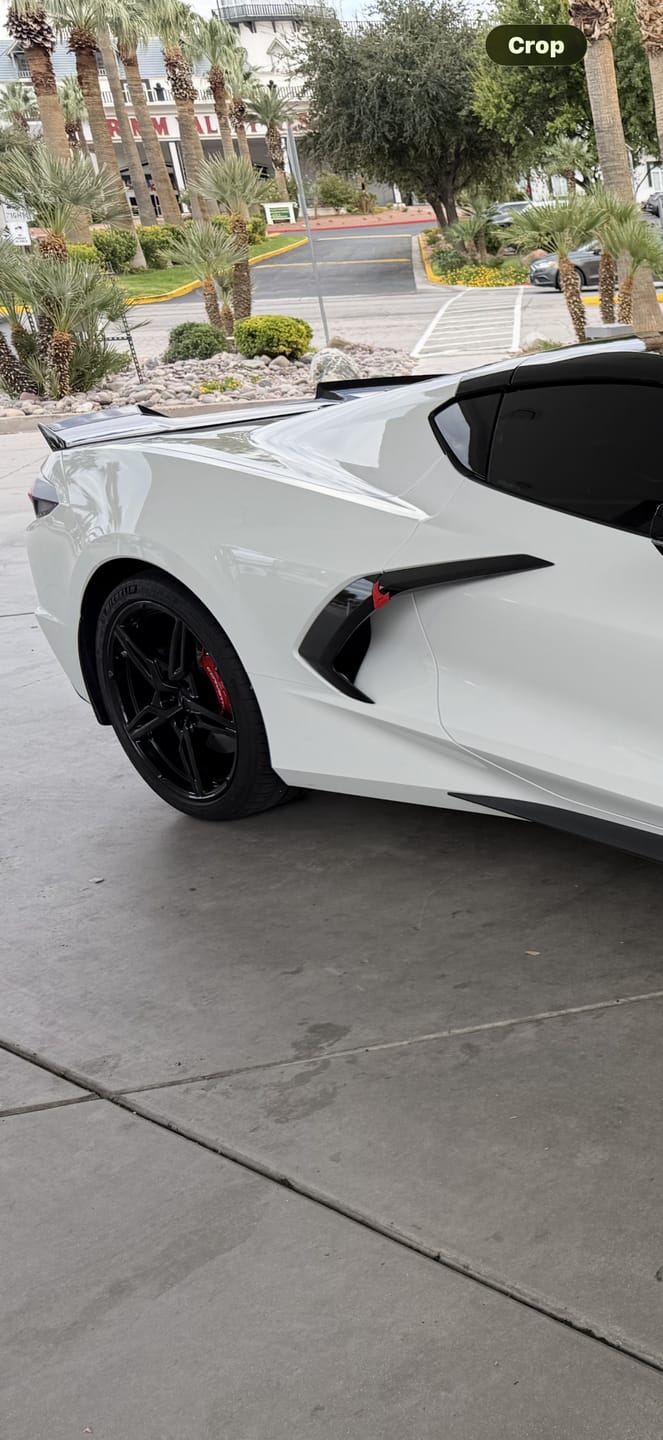 Customer photo review of Z06 Visible Package Corvette C8 Stingray Rear Spoiler