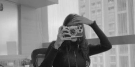 Customer photo review of Emily In Paris iPhone Samsung Pre-Order Black 3D Retro Camera Phone Case Cover