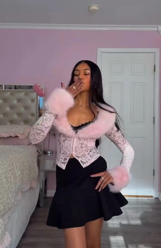 Customer photo review of Madelynn Two Piece Set